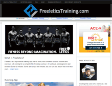 Tablet Screenshot of freeleticstraining.com